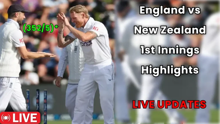 England vs New Zealand