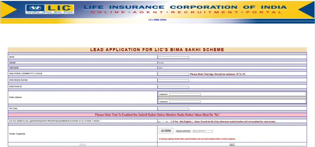 LIC Bima Sakhi Yojana