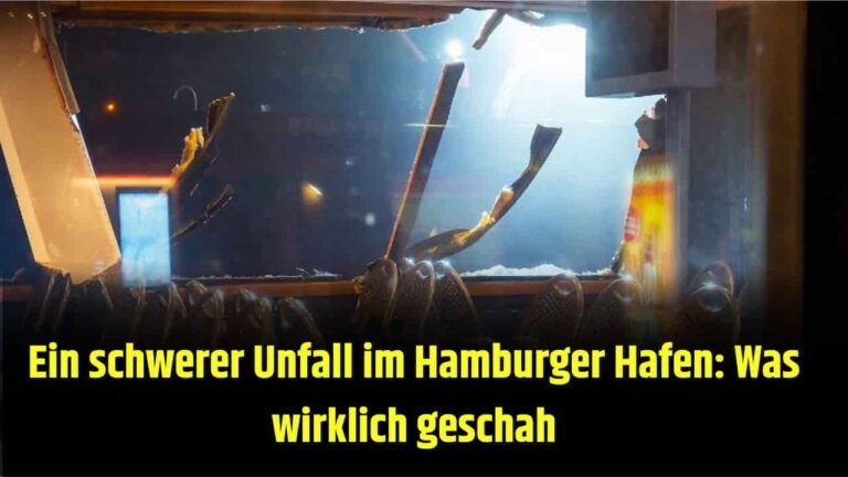 Ein schwerer Unfall im Hamburger Hafen: Was wirklich geschah