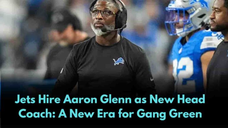 Jets Hire Aaron Glenn as New Head Coach: A New Era for Gang Green