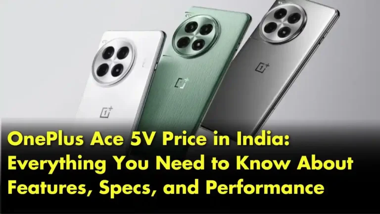 OnePlus Ace 5V Price in India