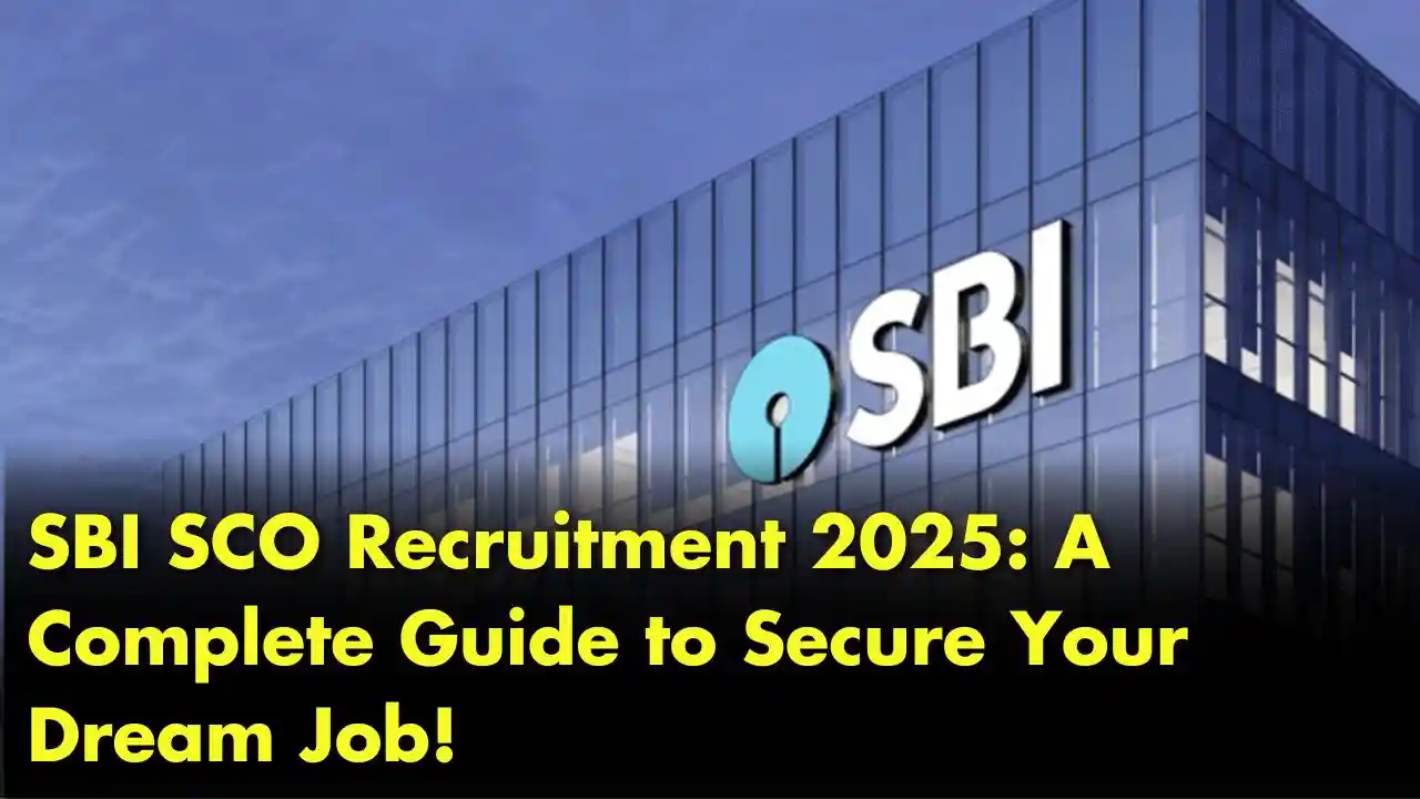 SBI SCO Recruitment 2025